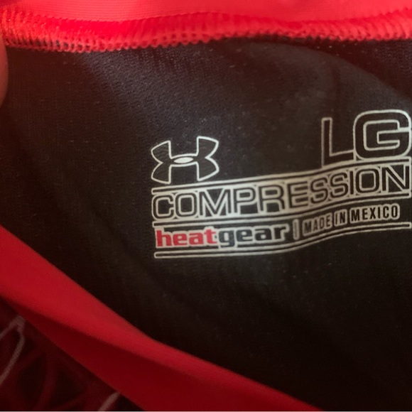 Under Armour Shirts Red And Black Under Armor Compression Shirt